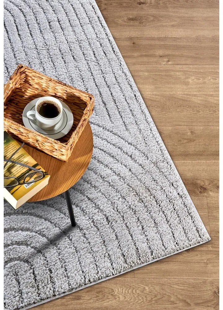 Tappeto in grigio chiaro 200x280 cm Panglao New York Light Grey – Elle Decoration