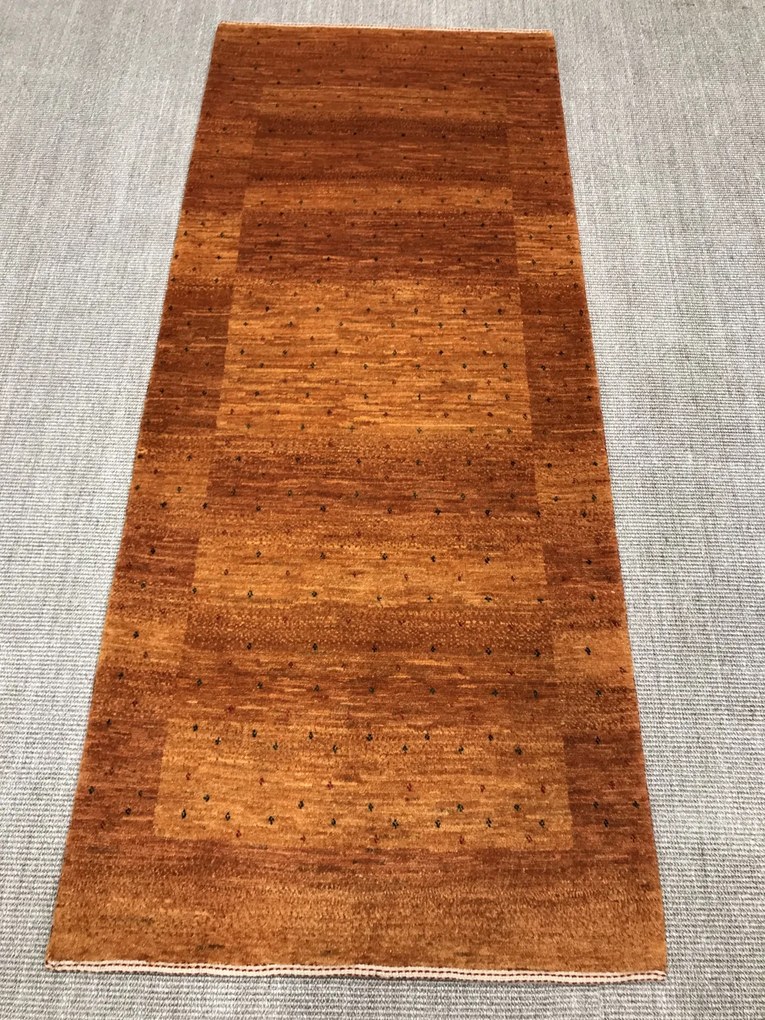 Loribaft Tappeto persiano 90x210 Rosso (Iran) Annodato A Mano