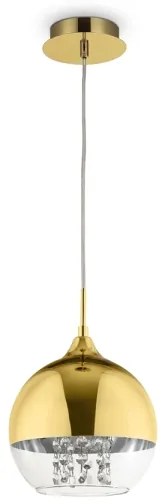 Maytoni P140-PL-110-1-G - Lampadario a sospensione con filo FERMI 1xE27/60W/230V oro
