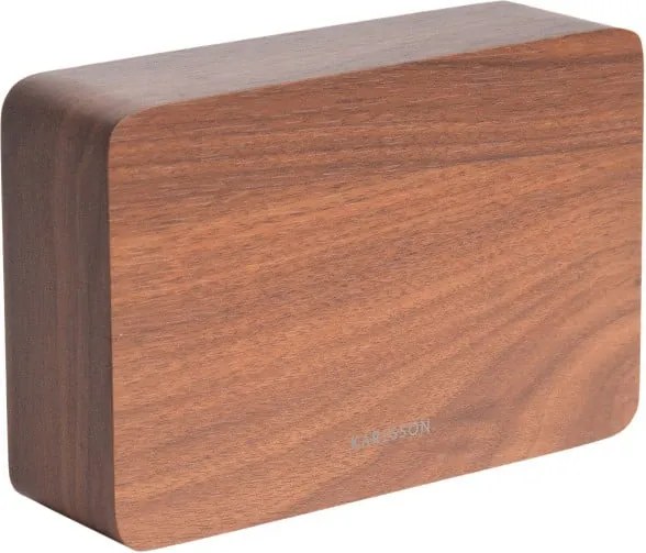 Sveglia in legno decorato, 15 x 10 cm Square - Karlsson