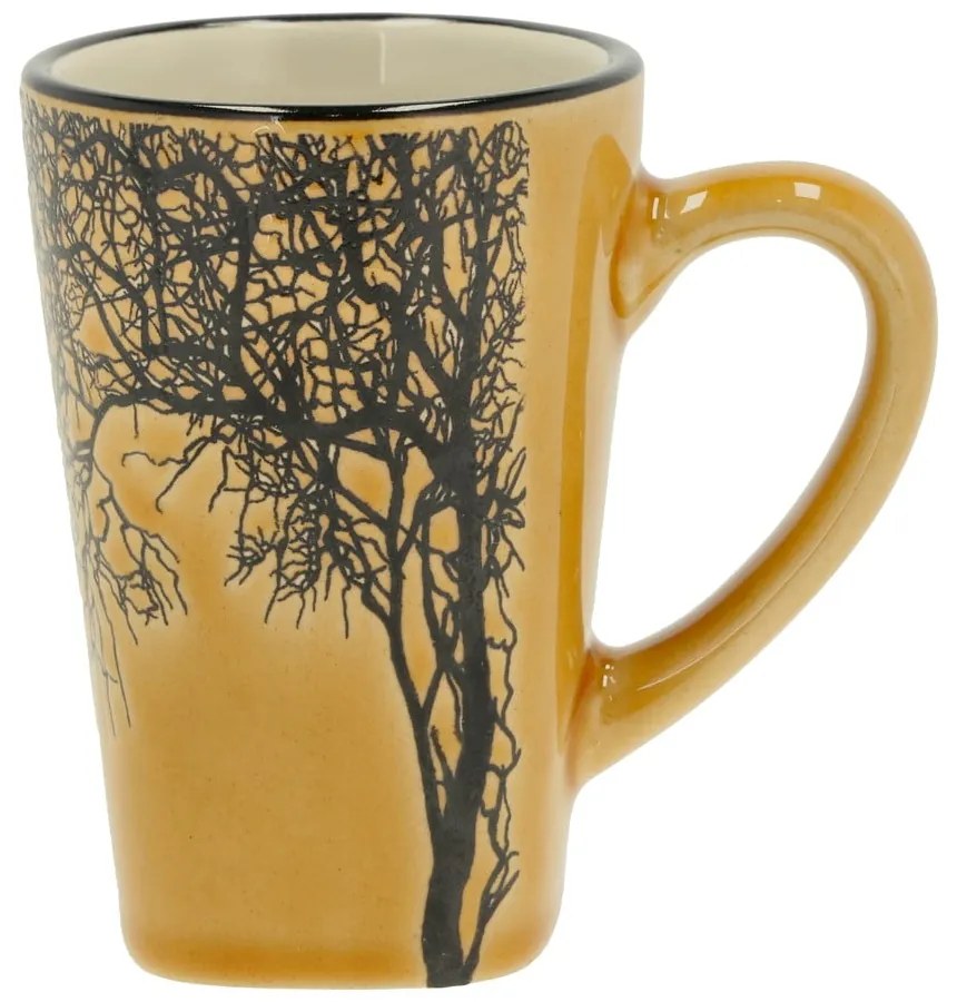 Tazze da caffè espresso in gres giallo, set di 4 tazze da 100 ml Hela - Villa Collection