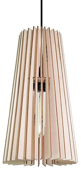 Lampadario su corda CONE 1xE27/24W/230V