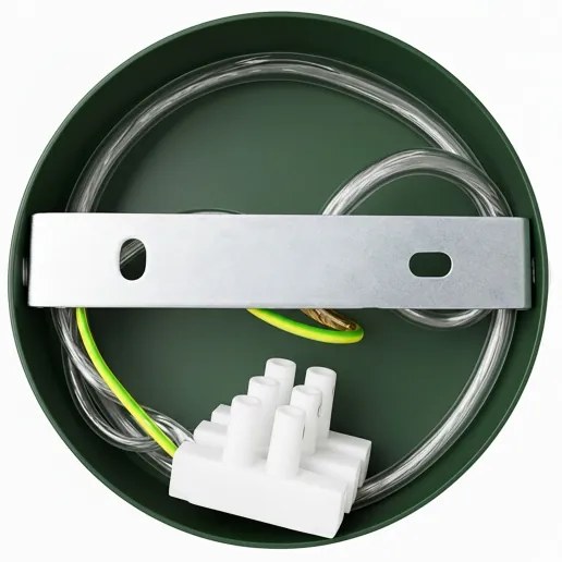 Brilagi - LED Lampadario a sospensione con filo FLAMENGO 1xE27/60W/230V verde