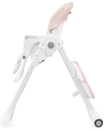 KINDERKRAFT - Sedia da pranzo per bambini YUMMY rosa/bianco