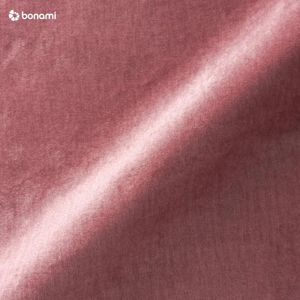 Divano letto in velluto rosa scuro, 256 cm Rothe - devichy