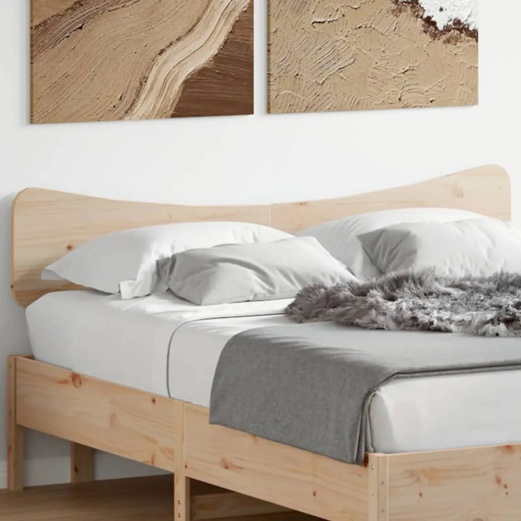 Testiera 150 Cm İn Legno Massello Di Pino /