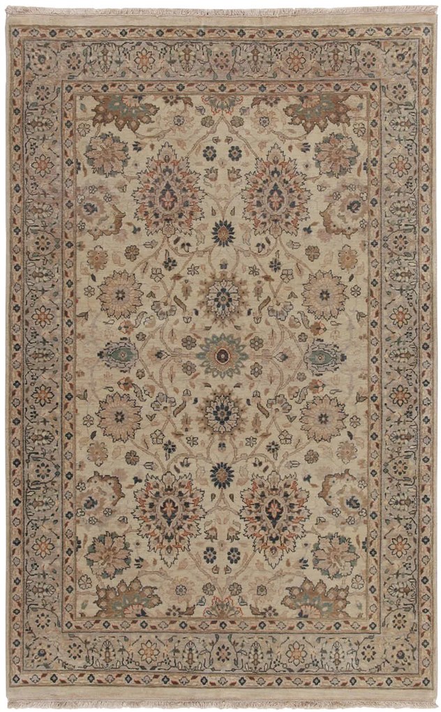 Tabriz Tappeto 110x180 (Indian) Annodato A Mano