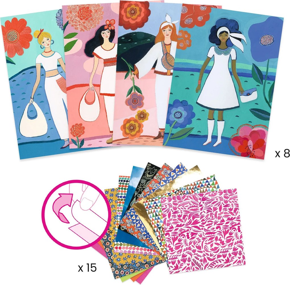 Gioco creativo - Moda con adesivi