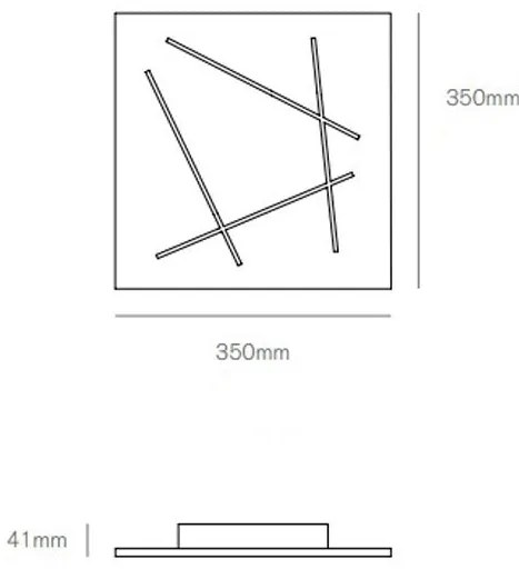 Flat plafoniera 31w 4000k 1328lm