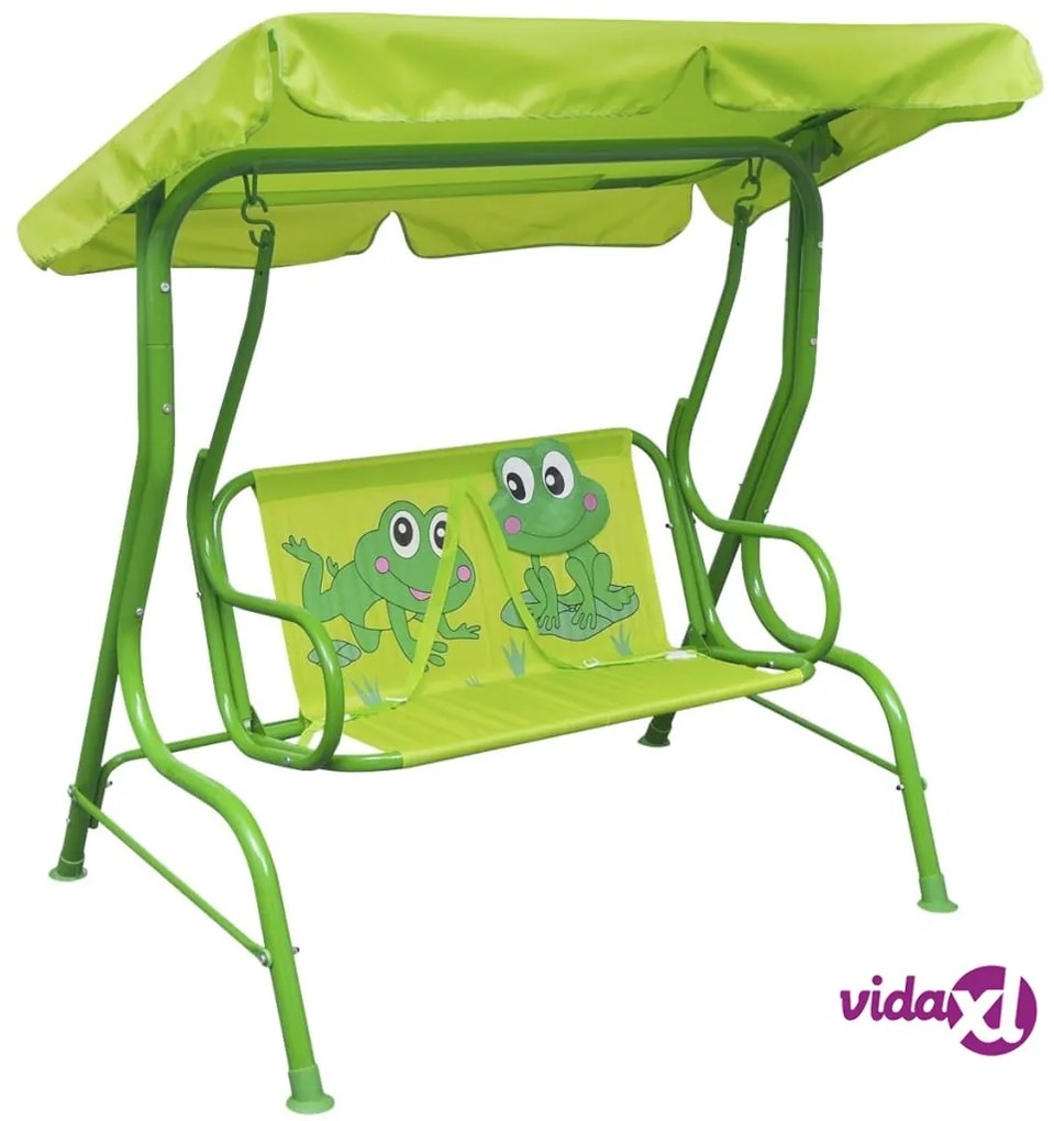 vidaXL Altalena per Bambini Verde