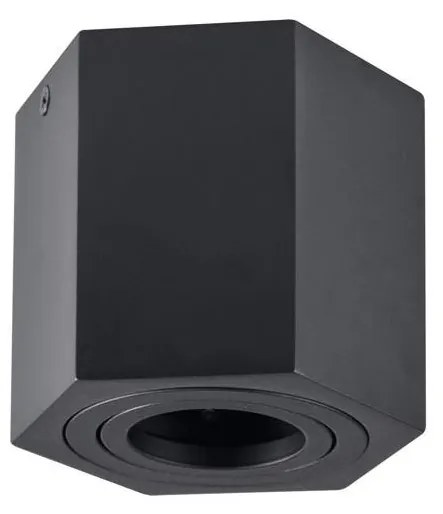 Luce Spot HEXAGON 1xGU10/10W/230V nero