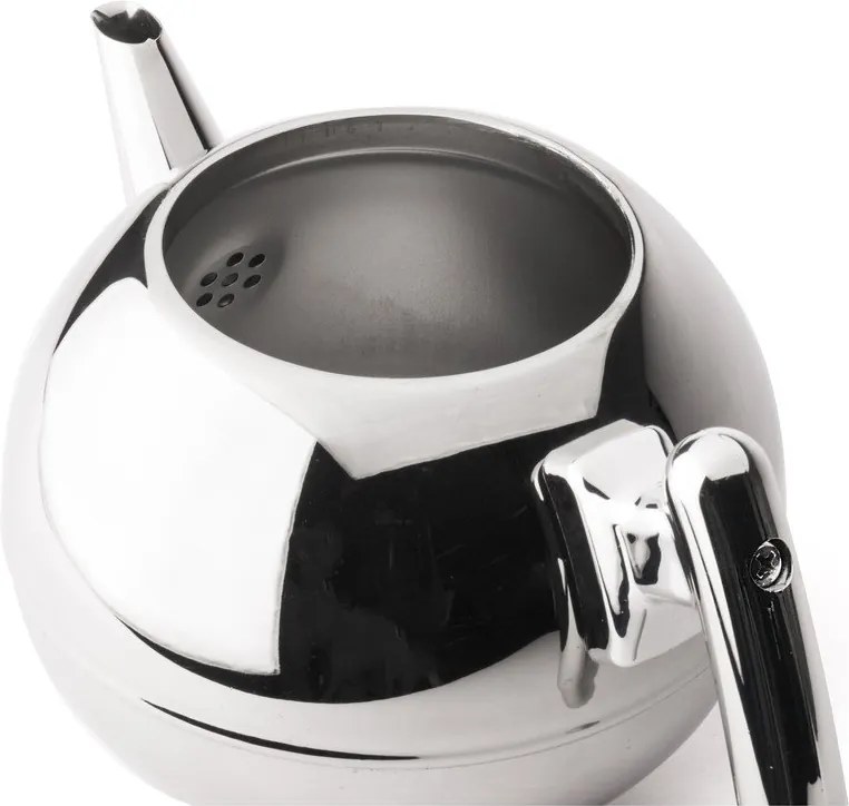 Teiera argentata in acciaio inox 1,2 l Bella Ronde – Bredemeijer