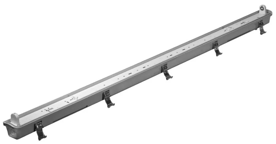 Plafoniera Stagna IP65 per Tubo LED 120cm - Unilaterale Plafoniera per 1 tubo LED da 120cm