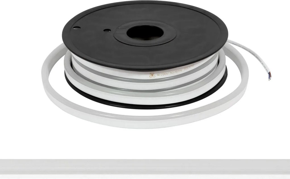 Neon Flex LED Serie 220V 9W/m IP65 10m Flessibile Colore Bianco Caldo 3.000K