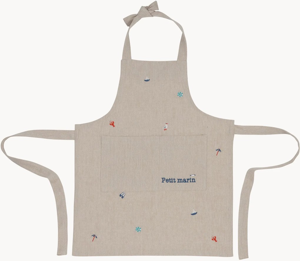 Grembiule per bambini in cotone Ete A La Mer