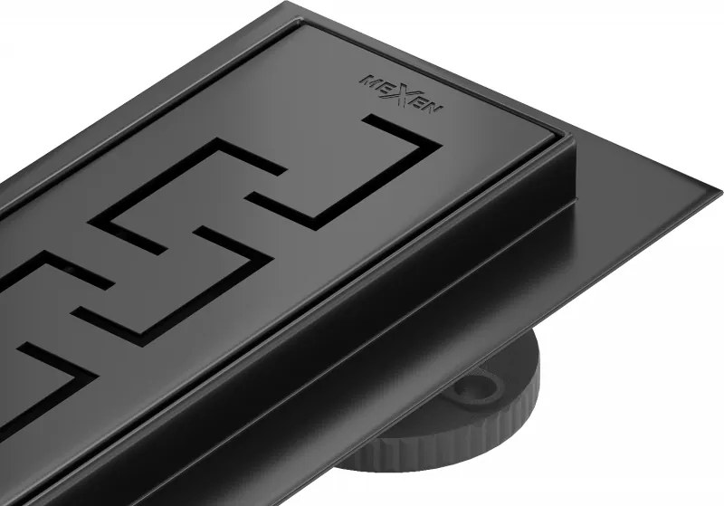 Mexen Flat M15 scarico lineare 80 cm, nero - 1724080-15