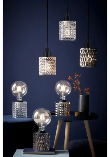 Nordlux - Lampadario a sospensione con filo HOLLYWOOD 1xE27/60W/230V limpido