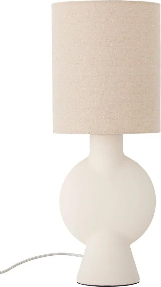 Lampada da tavolo beige con paralume in tessuto (altezza 54,5 cm) Sergio - Bloomingville