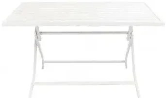 Tavolo Pieghevole in Alluminio Alabama 70 X 130, Bianco