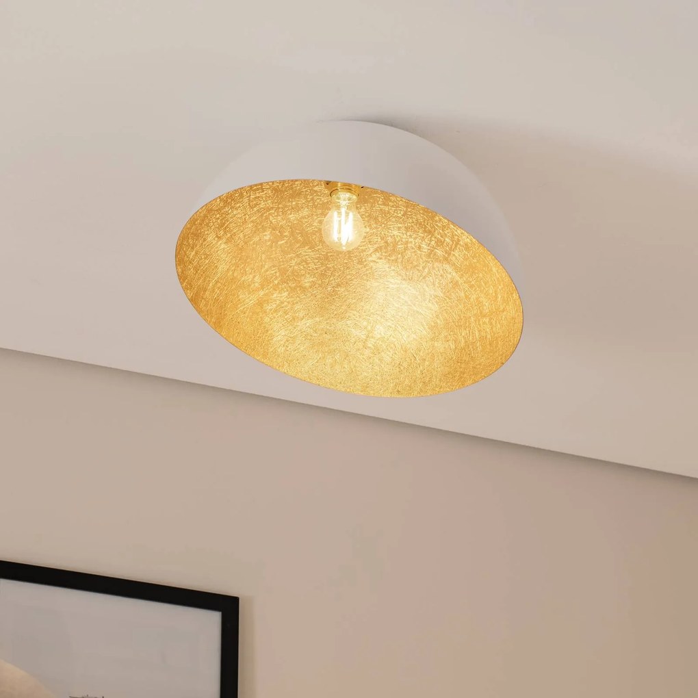 Plafoniera soffitto Sfera SIGMA, dimmerabile, Ottone / Oro, Soggiorno / Sala da pranzo, Metallo, Moderno, Plafoniera
