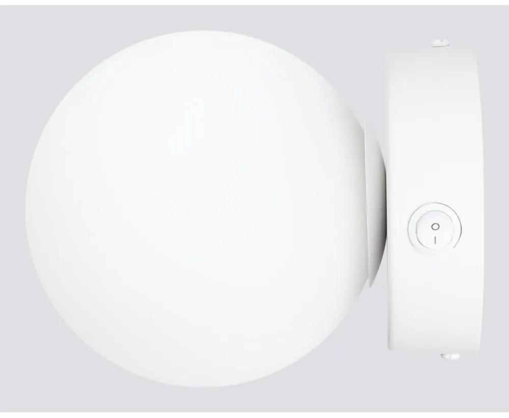 Lampada da parete bianca Blaze – Sollux