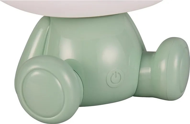 Lampada per bambini LED verde Hopper – Trio