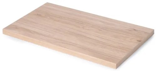 Piano d'appoggio finitura rovere per tavolo 90x50 cm in legno