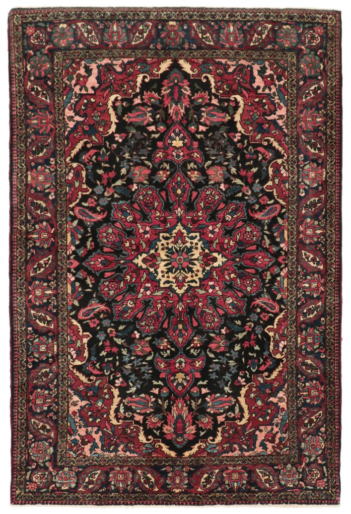 Bakhtiar Tappeto persiano 140x210 (Iran) Annodato A Mano