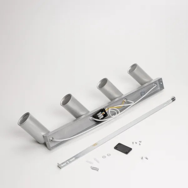 Brilagi - Luce Spot da bagno SELE 4xGU10/30W/230V IP44 argento