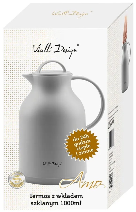 Thermos grigio, 1 l - Vialli Design
