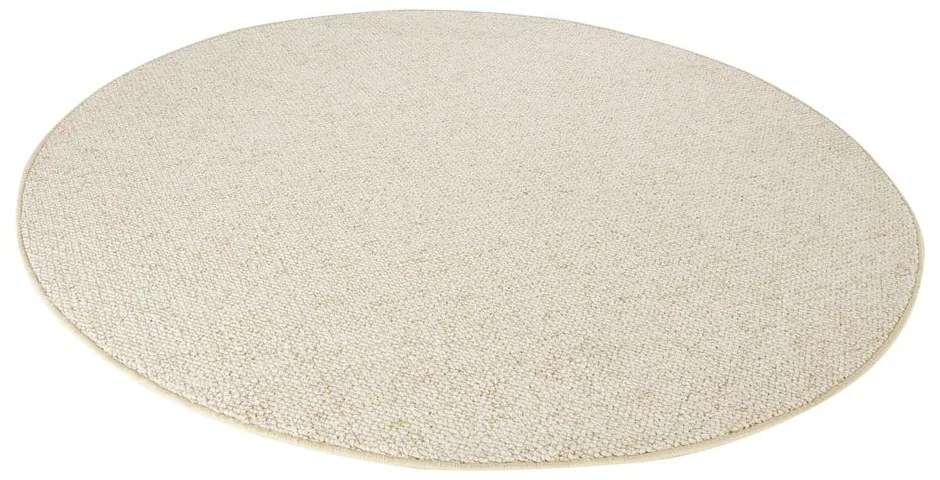 Tappeto circolare in crema, ⌀ 200 cm Wolly - BT Carpet