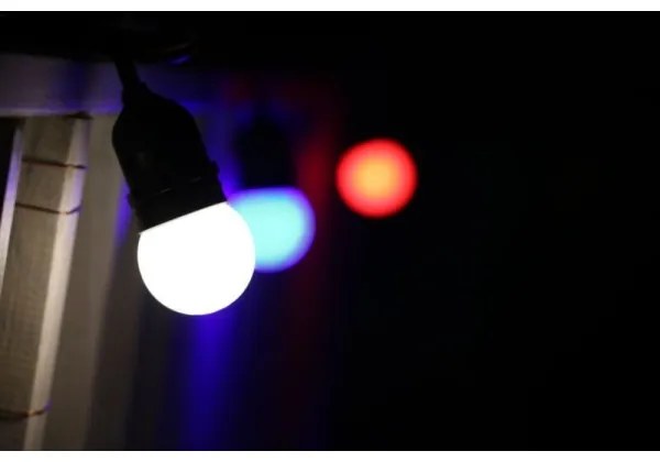 SET 2x Lampadina LED PARTY E27/0,5W/36V blu