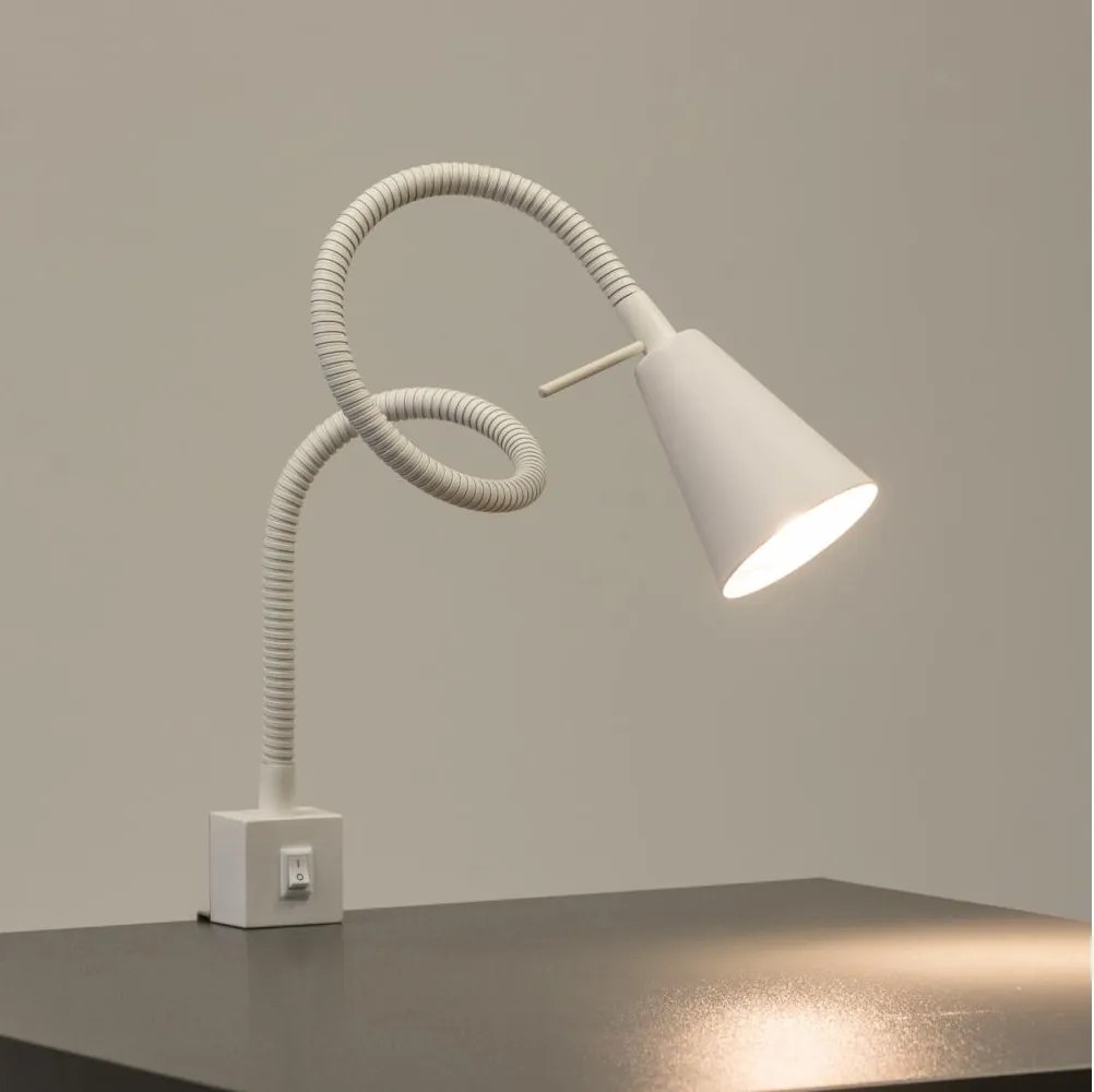 Lampada LED con clip 1xGU10/4,7W/230V bianca