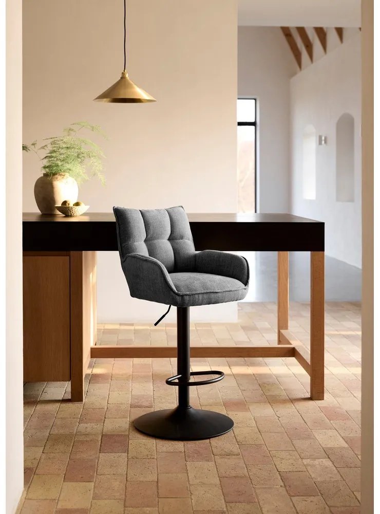 Set di sbagelli da bar grigi con altezza regolabile 2 pz Marilla – Unique Furniture