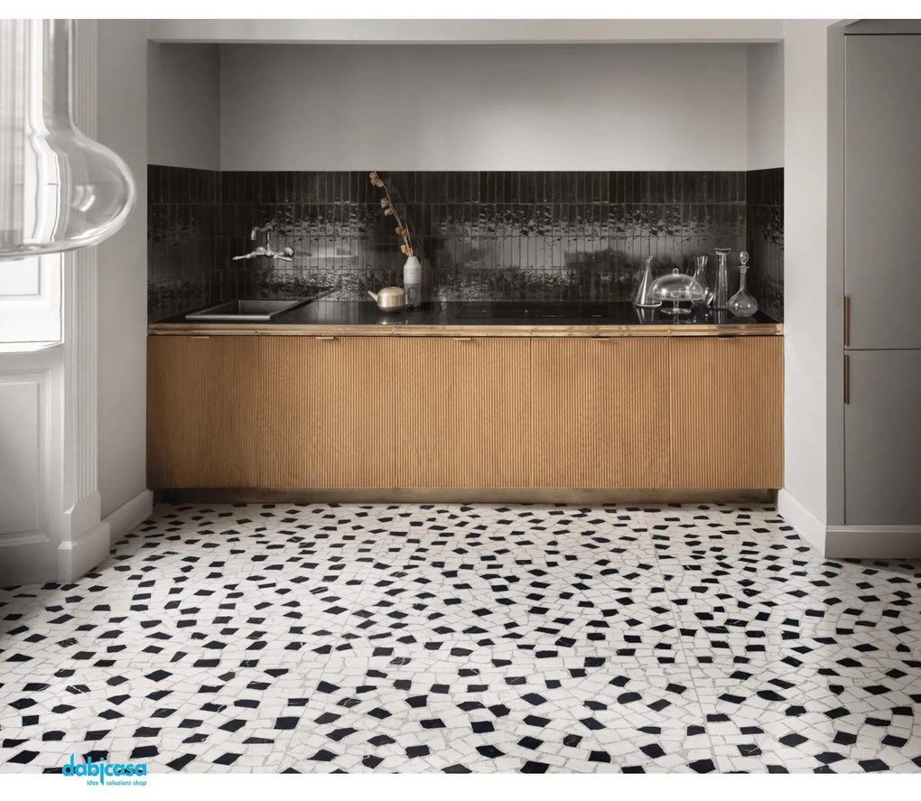 Marazzi "Lume" Black Lux Rett.6x24