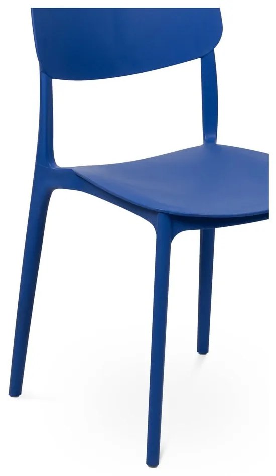 Sedia da esterno blu in plastica Hébé – Bonami Essentials