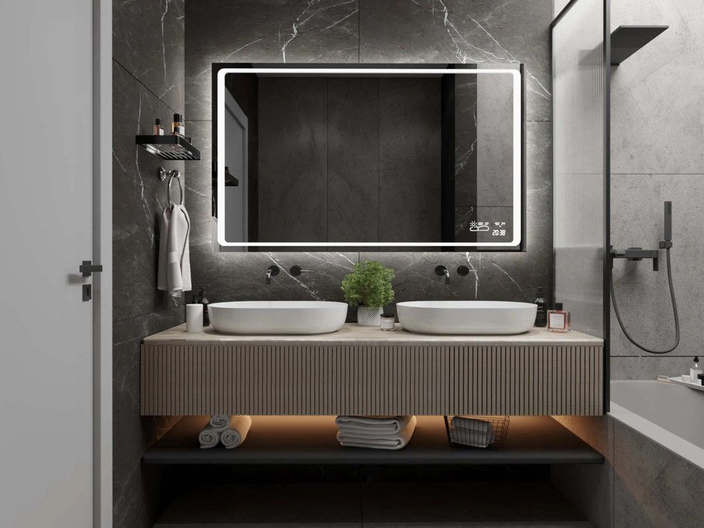 Specchio con illuminazione LED  M6