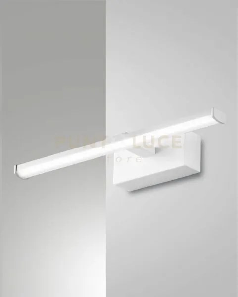 Nala applique bianco l. 30cm a led 3000k - 6w - 700 lm ip44