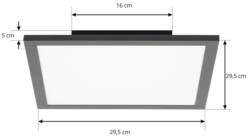 Lindby Livel pannello LED 4.000K, 80 cm x 30 cm