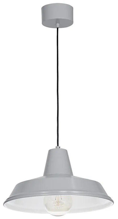 Lampadario CLASS 1xE27/60W/230V grigio