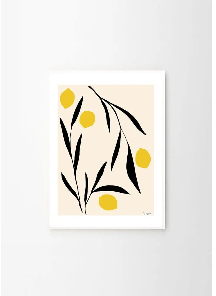 Poster 30x40 cm Lemon – Anna Mörner – The Poster Club