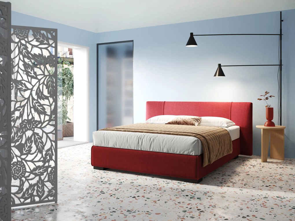 Omero letto imbottito contenitore sfoderabile in tessuto fiammato impermeabile T14