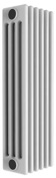 Termosifone in acciaio tubolare 4 colonne 6 elementi interasse 572 mm ERCOS Comby bianco