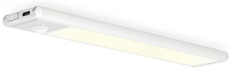 Nedis LCRM01WT - Illuminazione per armadi a LED ricaricabile con sensore LED/1W/1100 mAh 3000K
