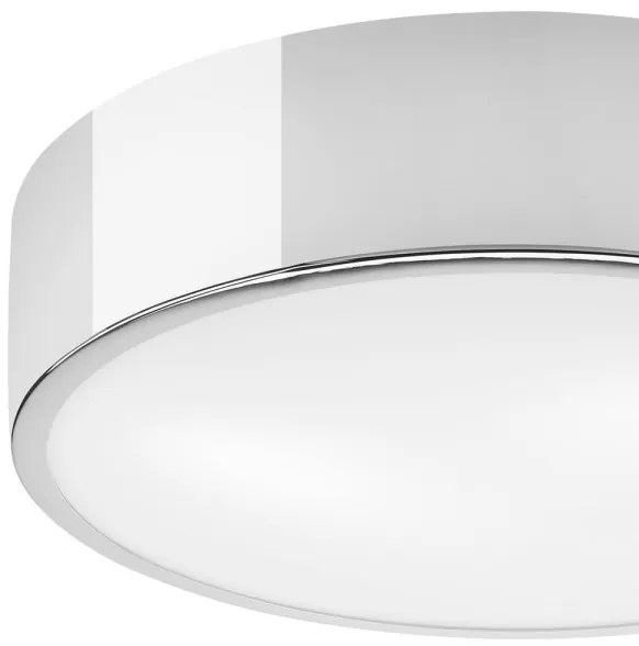Plafoniera DANTE 1xE27/60W/230V diametro 26 cm cromo lucido