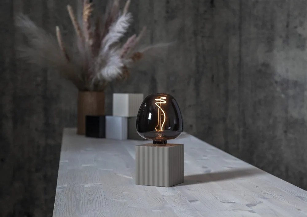 Piede di lampada grigio chiaro 10 cm Box - Star Trading