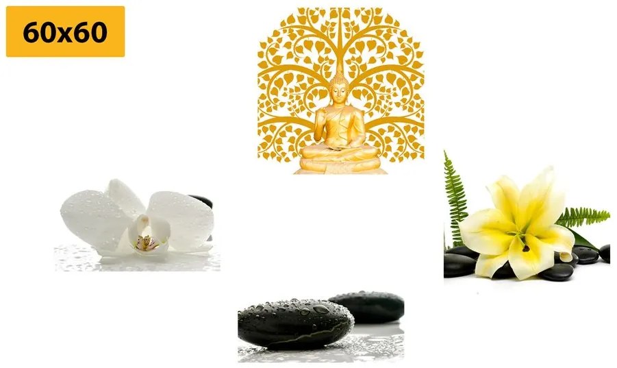 Set di quadri – Natura morta Feng Shui delicata