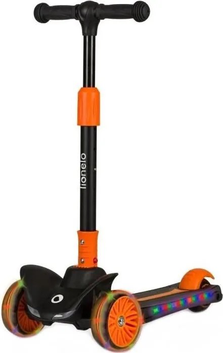 Lionelo - Monopattino per bambini TIMMY 3xAA arancione/nero