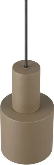 Lampadario marrone scuro con paralume in metallo ø 12 cm Agudo - Trio