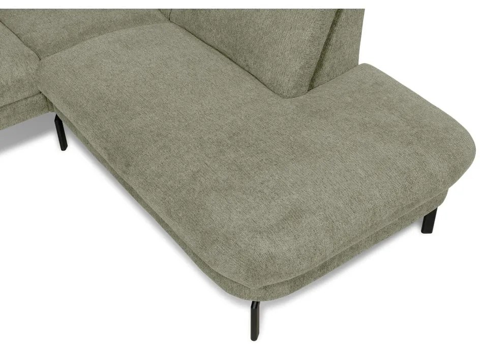 Divano angolare verde chiaro (angolo destro) Gomero - Scandic